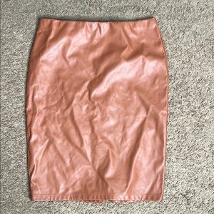 Fashion Nova Pink Pencil Skirt Knee-Length Cocktail